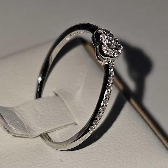 Heart Ring 925 sterling silver size 9 - Picture 5 of 6